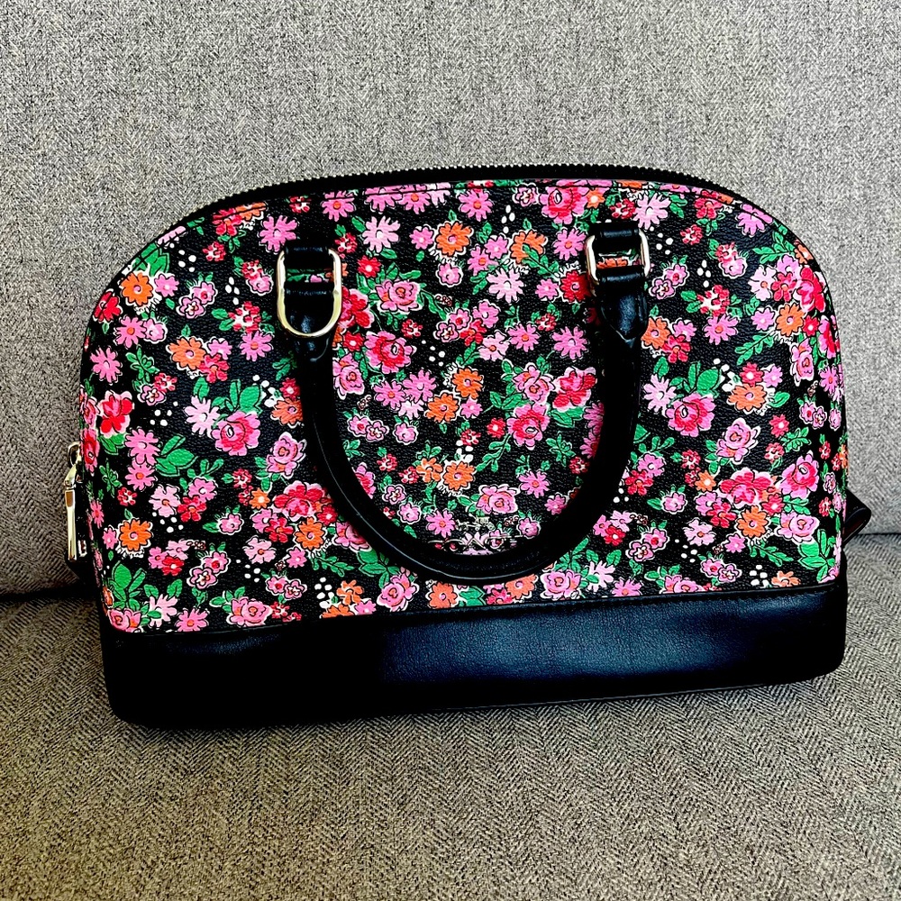 Coach Sierra Posy Cluster Flower Satchel Handbag